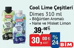 DİMES COOL LİME ÇEŞİTLERİ 310 ML fiyat ve kampanya bilgisi